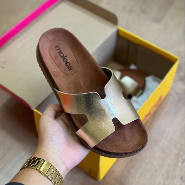 ORIGINAL MOLECA PAPETE 5500.100 DOURADO NOVA COLE�