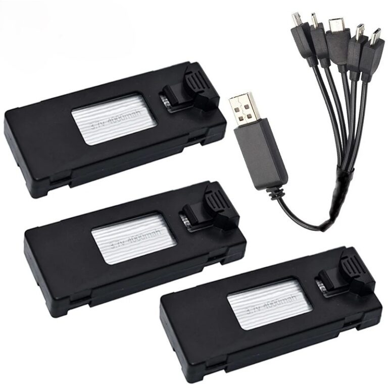 Kit 3 Baterias Com Cabo 3 Entradas, E88, E99, K10,