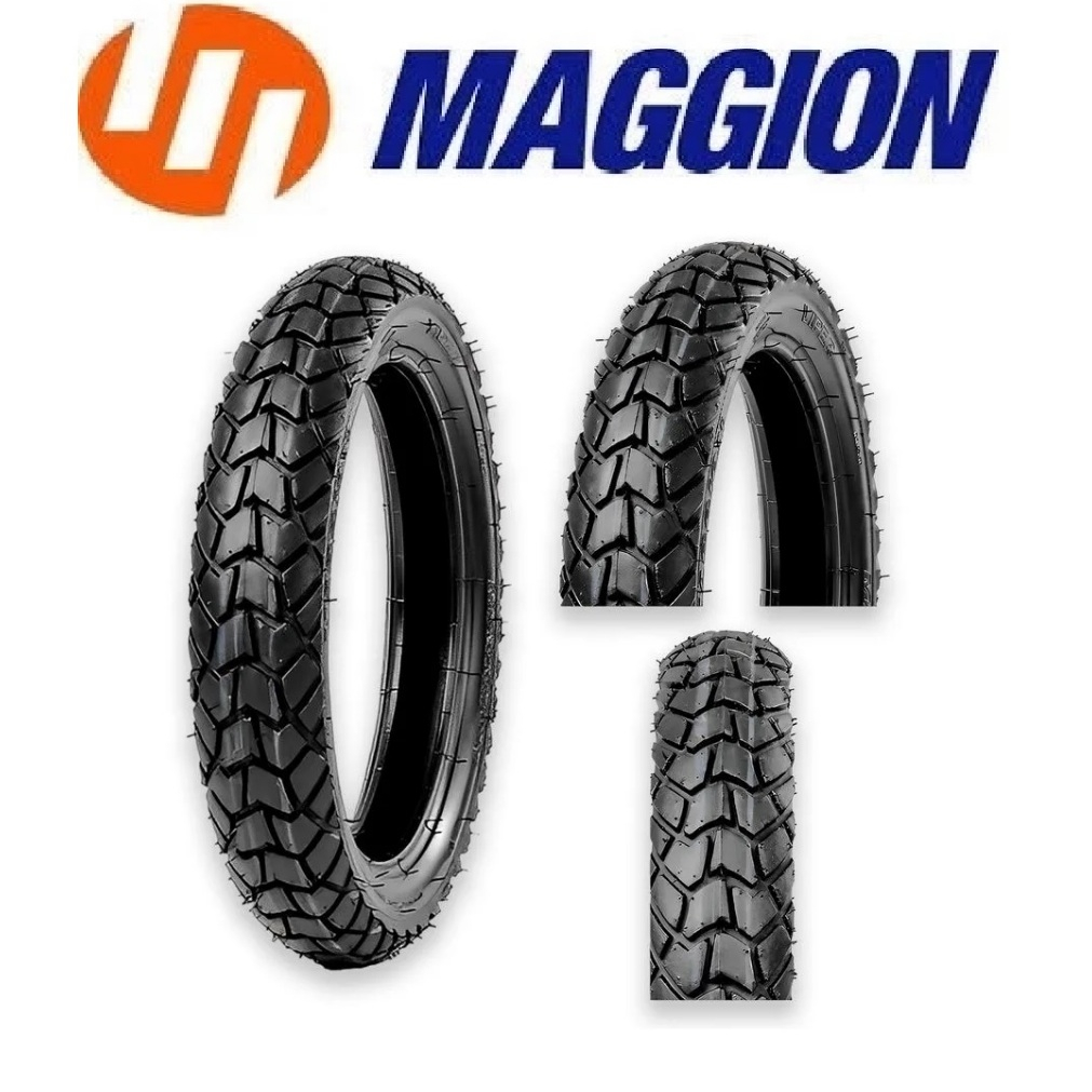 Pneu Traseiro 120/80-18 Maggion Viper Lander Xre Tornado Xtz Tenere Sahara Uso Com Câmera Novo