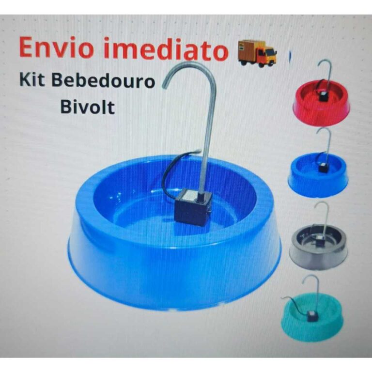 Kit Bebedouro Fonte automática Pet, Bombinha subm