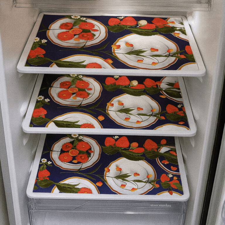 Toalhas de Geladeira Kit com 3 PVC Centro Bandeja 