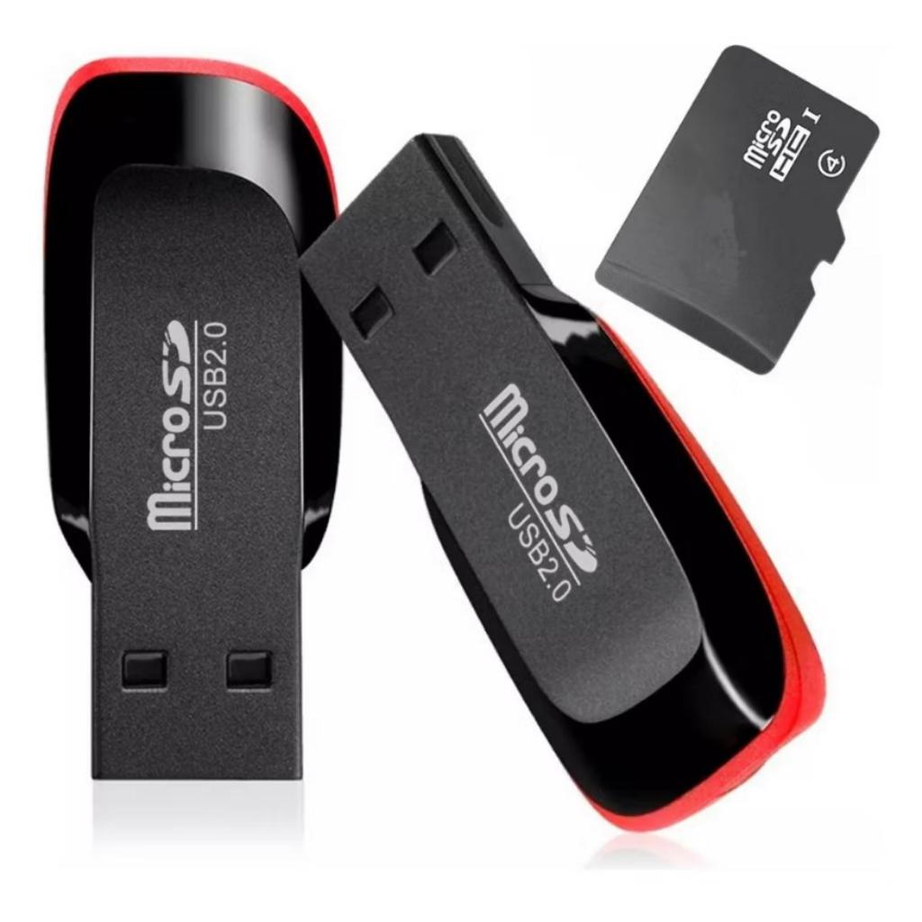 Leitor Gravador Adaptador USB leitor de cartão de memória micro SD 2.0 universal – ENVIO IMEDIATO