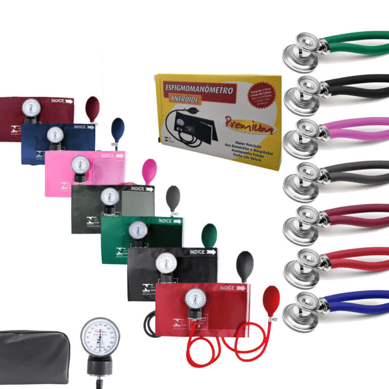 Kit Esfigmomanômetro + Estetoscópio Rappaport G-