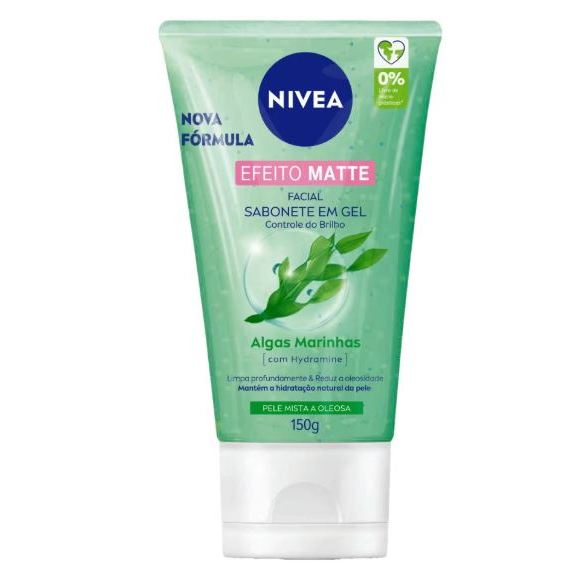 Sabonete Nivea Liquido Limpeza Facial Gel Efeito M