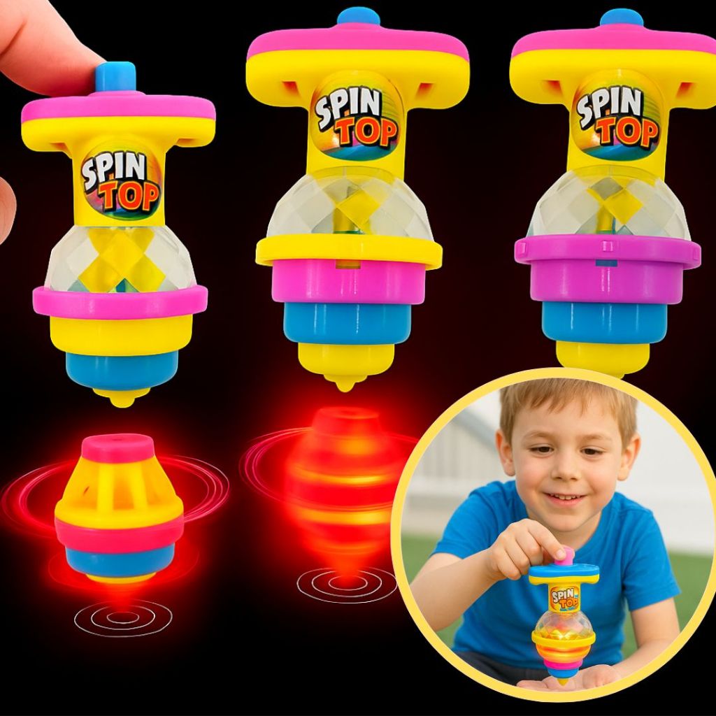 Pião Giroscópio Grande Brinquedo Infantil Brincadeira Criança Pronta Entrega Lembrancinhas 3/5/10/12