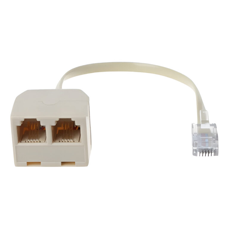 Adaptador Duplicador Telefone  T Rj11 02 Fêmeas C