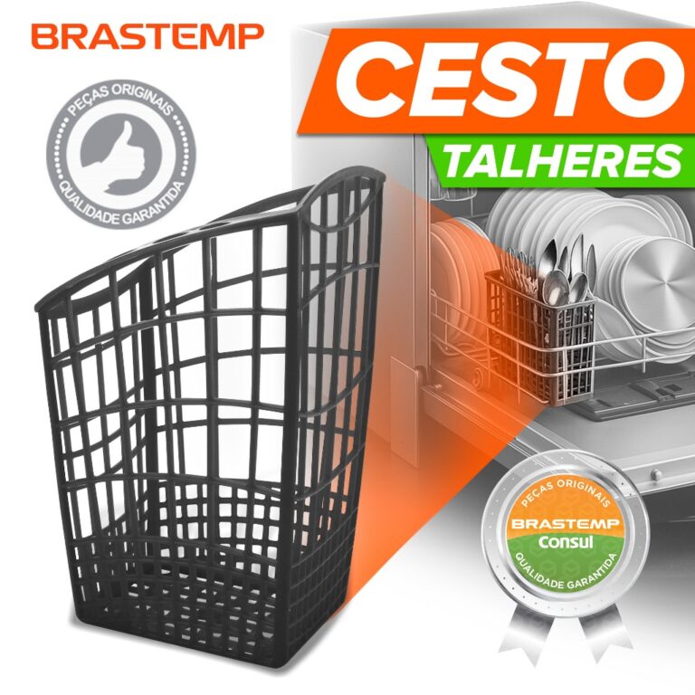 Cesto Porta Telhares Lava Louça Brastemp Original