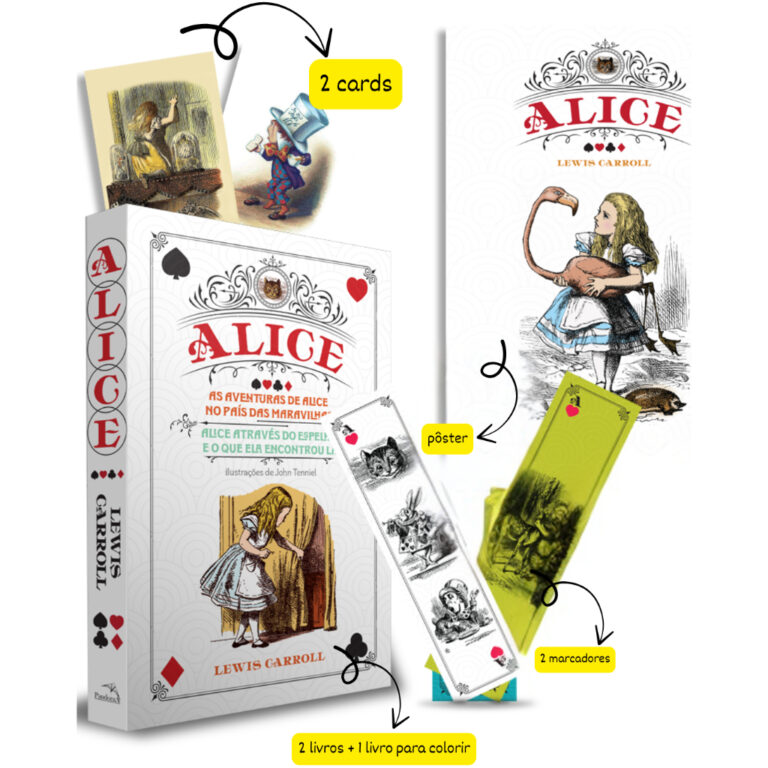 Box Alice: Alice no País das Maravilhas + Atravé