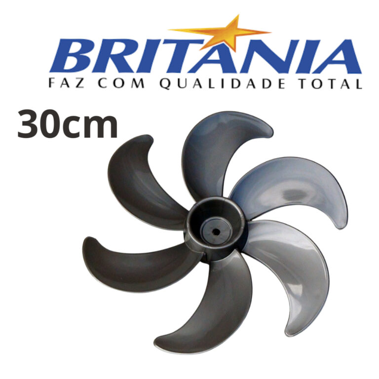 Hélice Britânia 30cm 6 Pas Funda para Ventilador