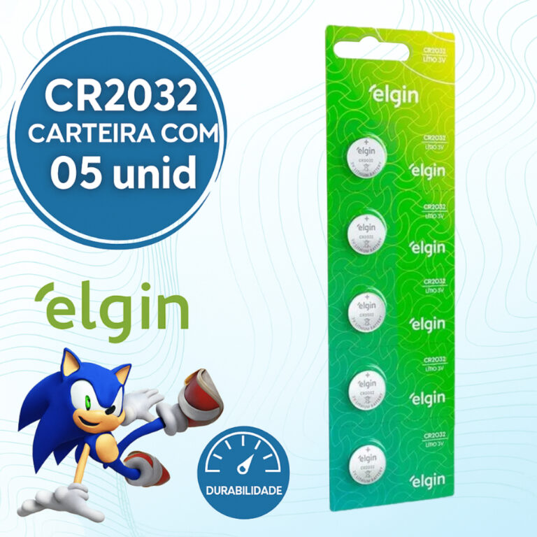 Elgin CR 2032 3v – Blister C/5