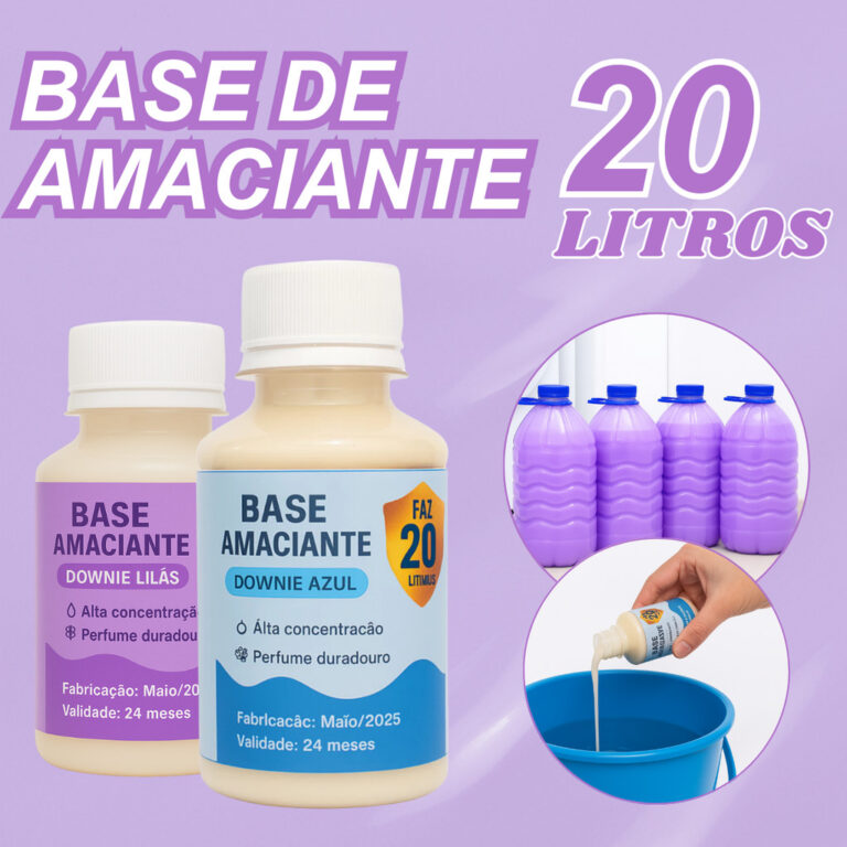 Base Amaciante Concentrada 100ml Faz 20 litros per