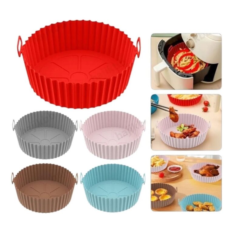 KIT 1/2/3 Forma De Silicone Para Air Fryer Forno M