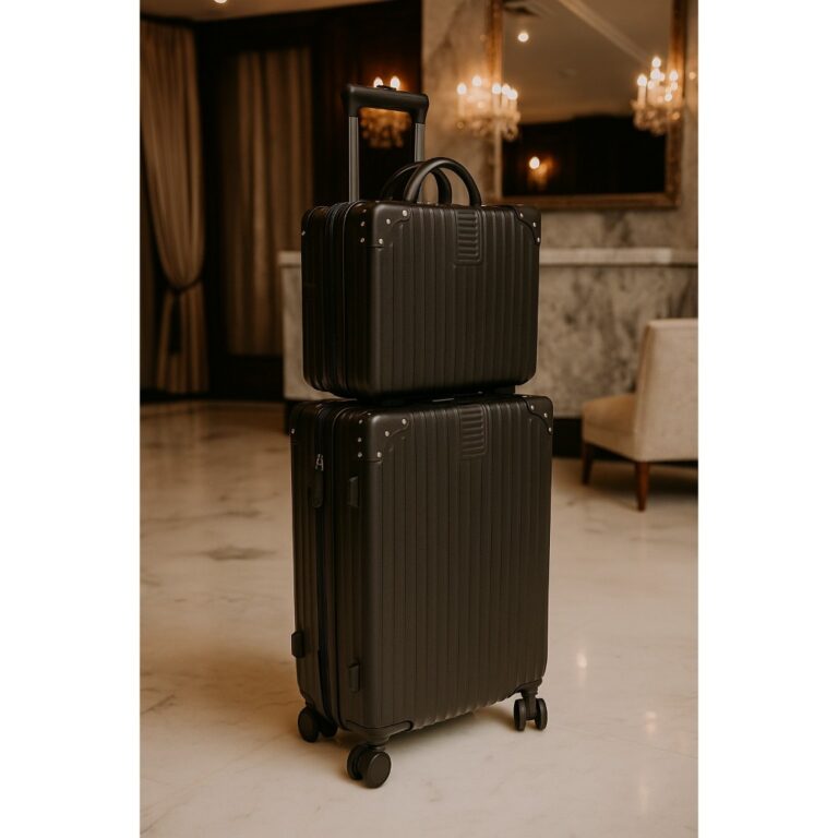 Kit Mala + Frasqueira  de Viagem ABS Bordo  Pequen