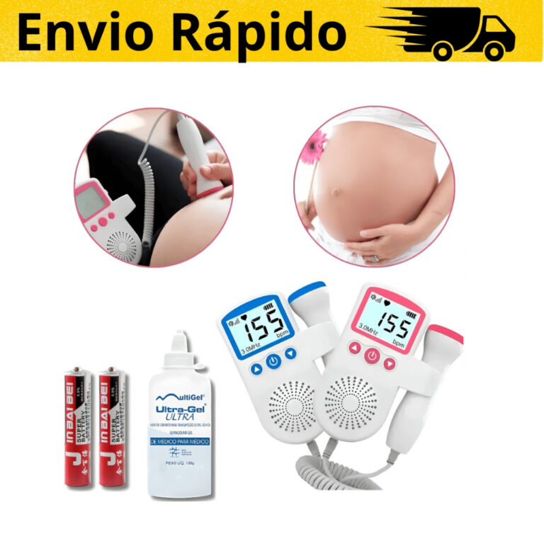 Kit Sonar Fetal Doppler Monitor Frequência Cardí