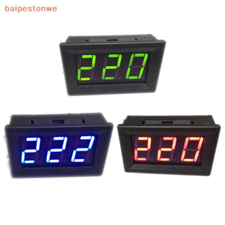 Voltímetro digital AC 70-500V display LED Medidor