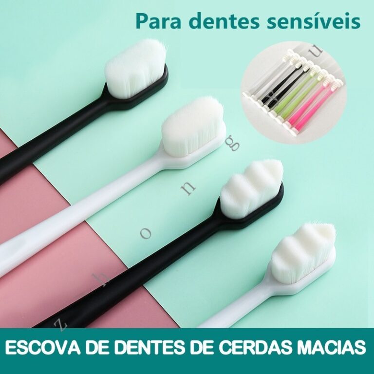 Escova De Dentes De Cerdas Macias Com Muitas De M�