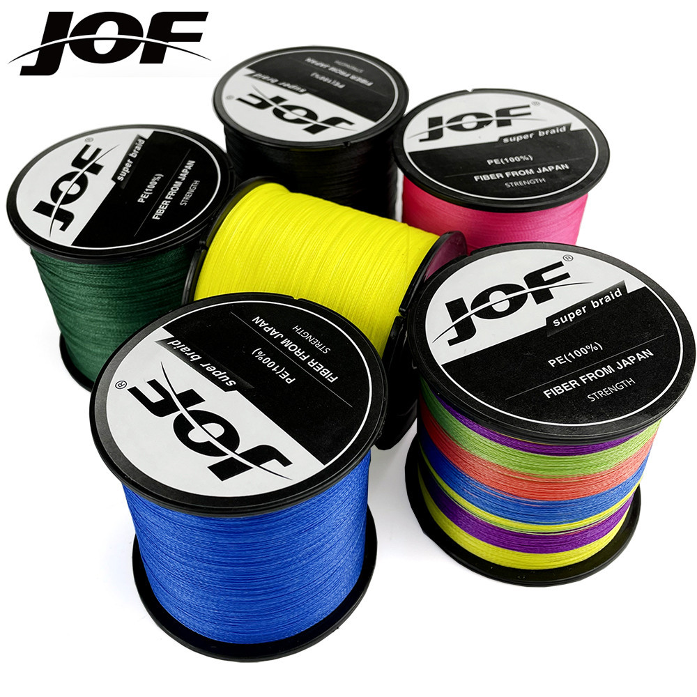 JOF 300M Linha De Pesca PE 4 Cordões Trançado Multifilamento Super Forte Japão Diâmetro Do Cordão De