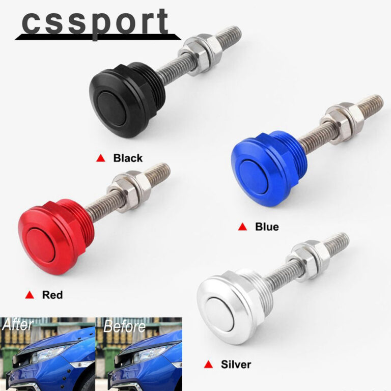 1 Pc Universal 22mm Car Push Button Bonnet Hood Pi