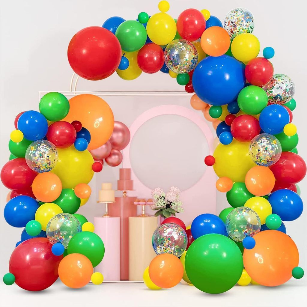 120pcs Balão De Látex Colorido Conjunto Para Festas E Aniversários M1017