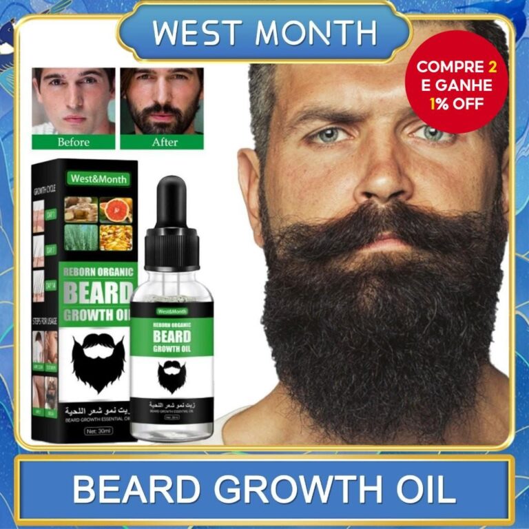 Óleo Orgânico De Crescimento Da Barba Oeste E M�