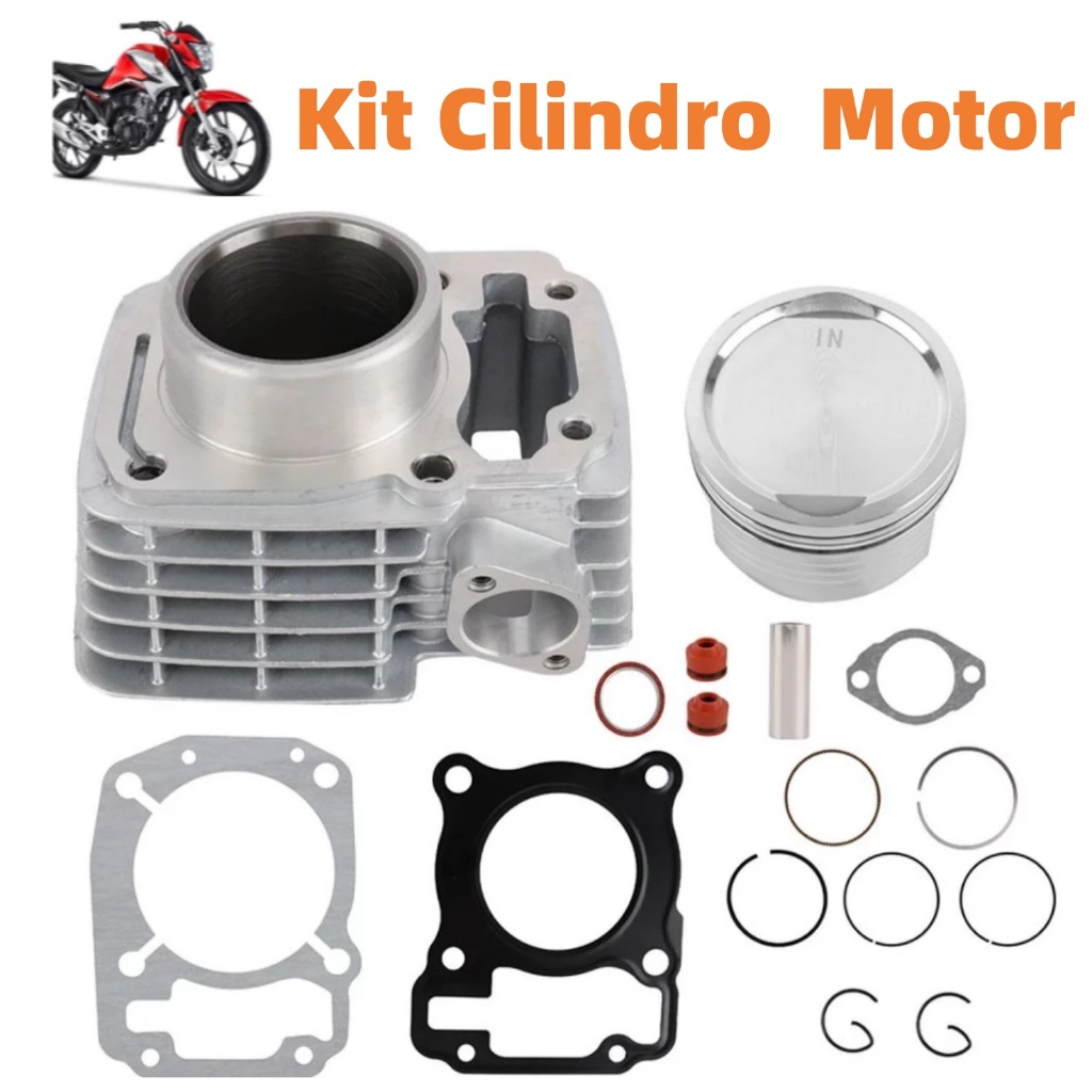 Kit Cilindro Motor Cg 150 Titan 150 Fan 150 Bros 150