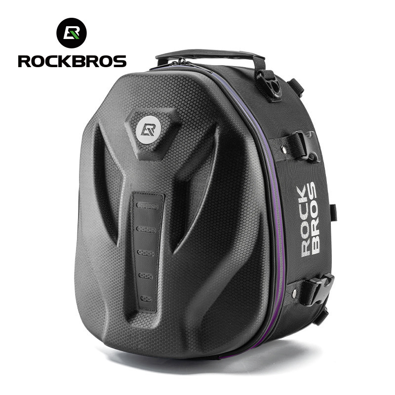 ROCKBROS Mochila Para Motocicleta Hard Shell Saco Refletivo Do Assento Traseiro Sela Logotipo Motoci