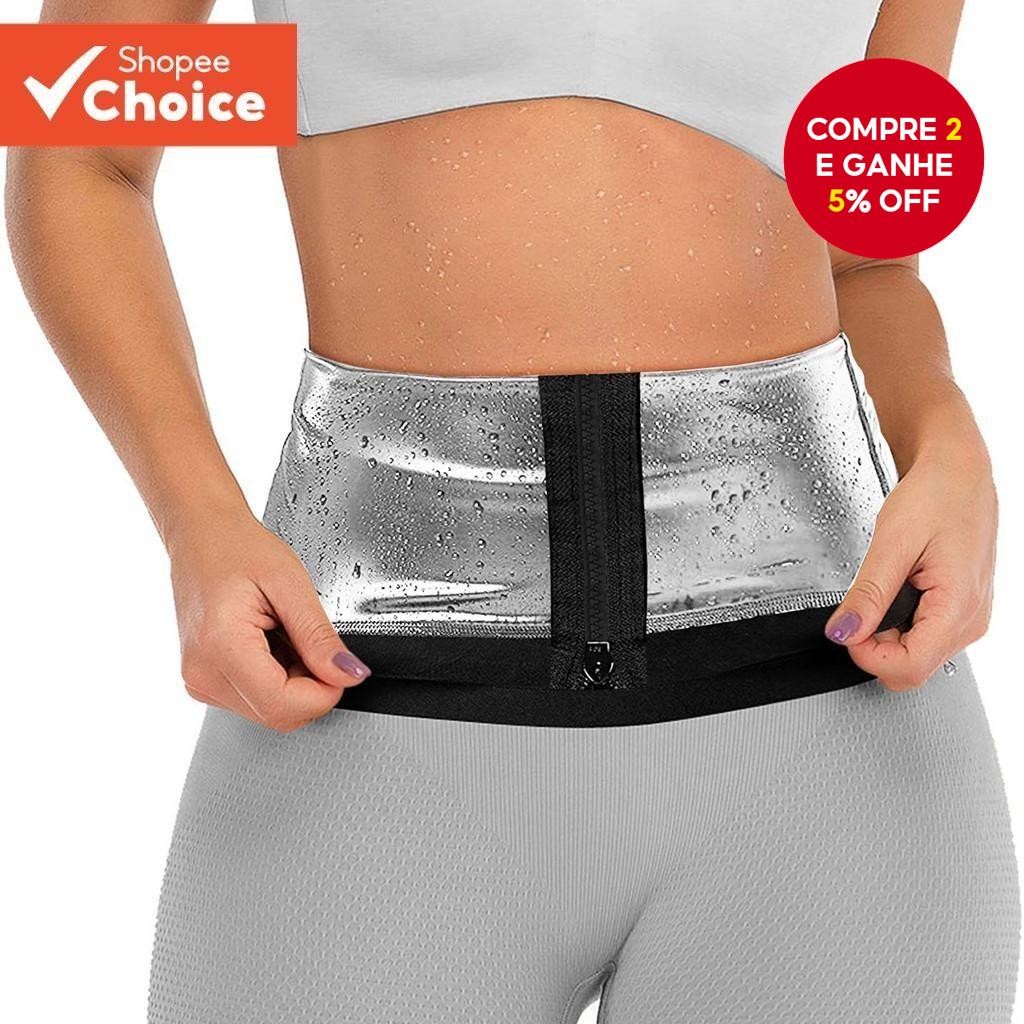Treinador De Cintura Para Mulheres  Cinto Modelador De Barriga Com Sauna E Aparador Perda De Peso Mo