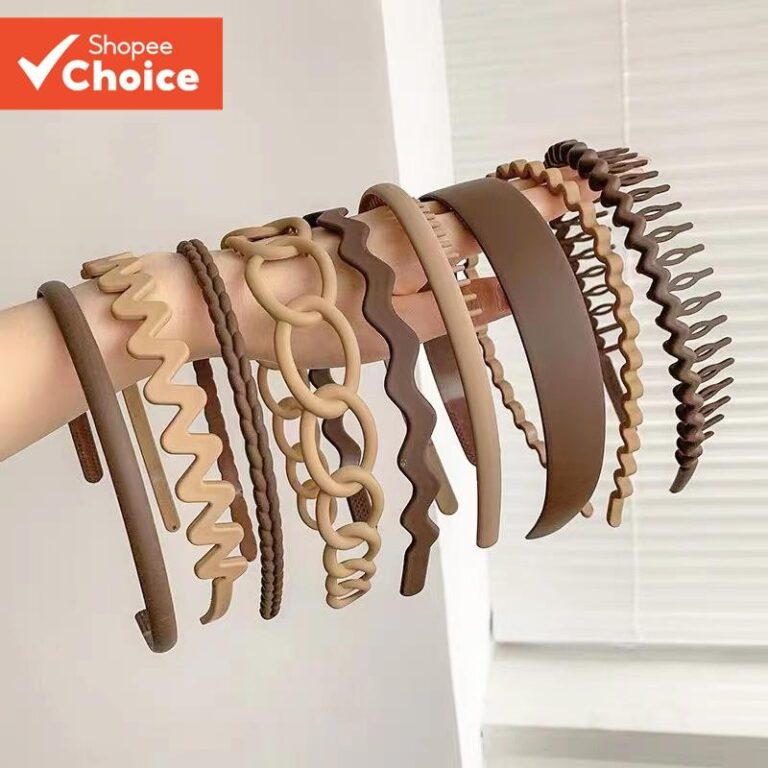 9 Peças Faixas De Cabelo Coreanas De Cor Sólida 