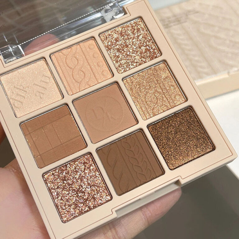 Paleta De Sombras Iluminadoras DIKALU 9 Cores Shim