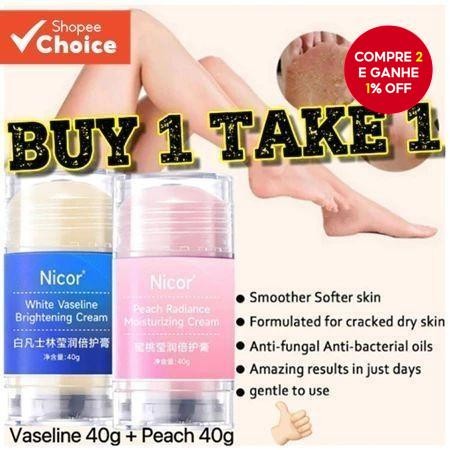 Creme Hidratante Anti-Rachadura Para Pés Com Vase