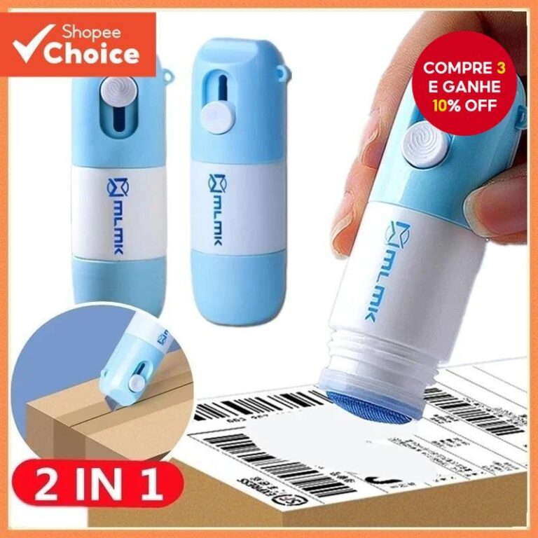 Borracha De Papel Térmico 2 Em 1 E Abridor De Cor