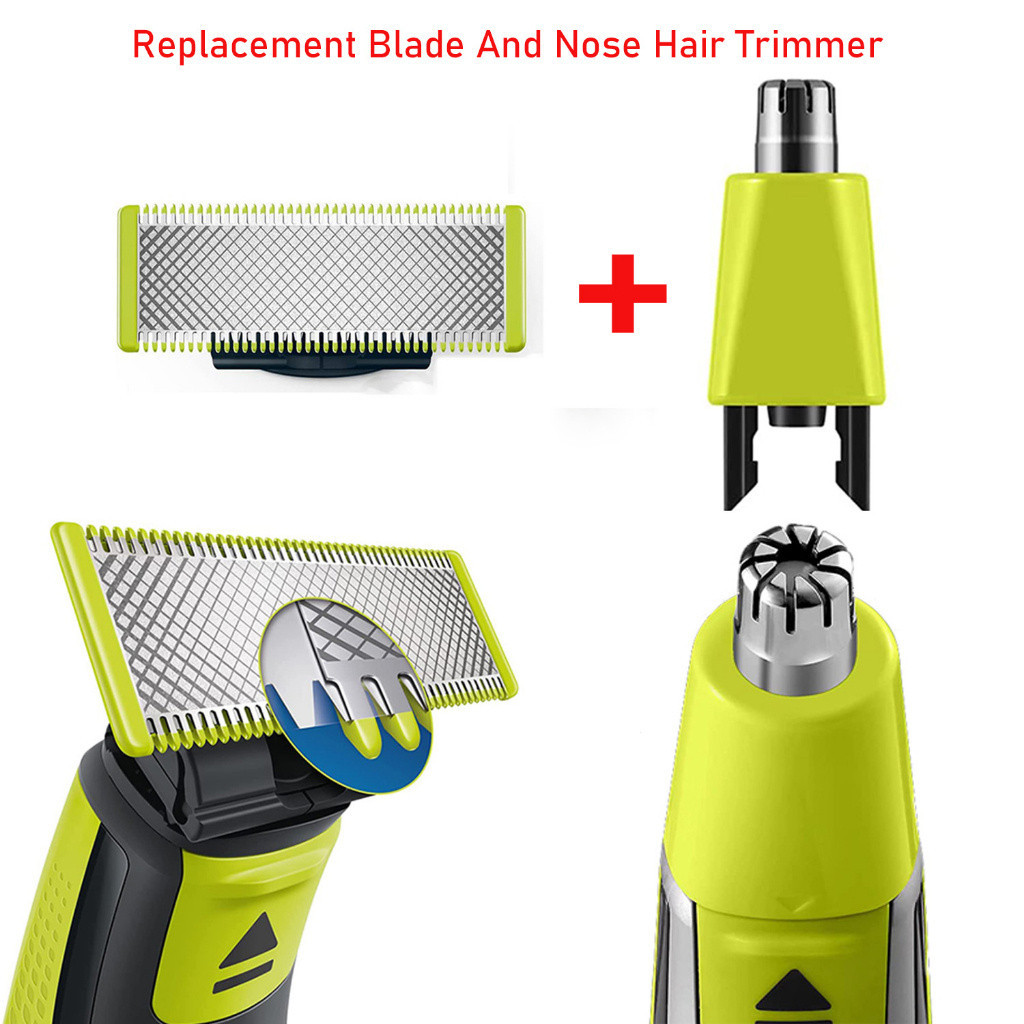 3pcs Lâmina De Substituição De Uma E Aparador De Cabelo Do Nariz QP210 QP220 QP230 QP2520 QP2530 QP2