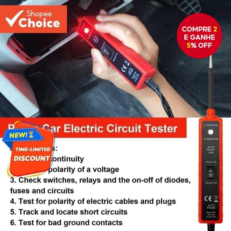 Testador De Circuito De Carro , Sonda Energia , Fe