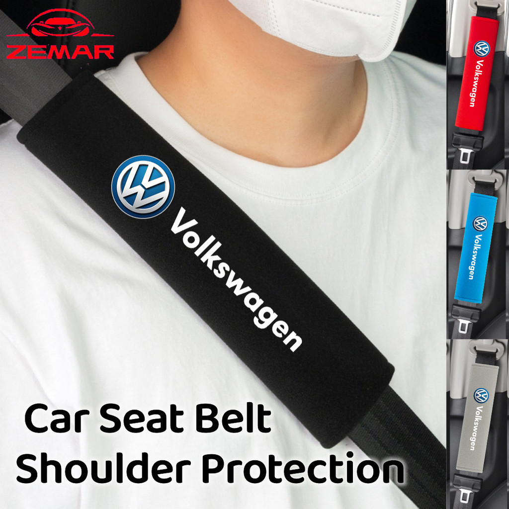 2Pcs Volkswagen Universal Car Seat Cinto De Segurança Do Assento Carro Cobre O Ombro Acessórios Inte