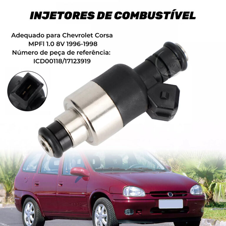 Bicos Injetores De Gasolina Corsa Hatch 1.0 8v Mpf