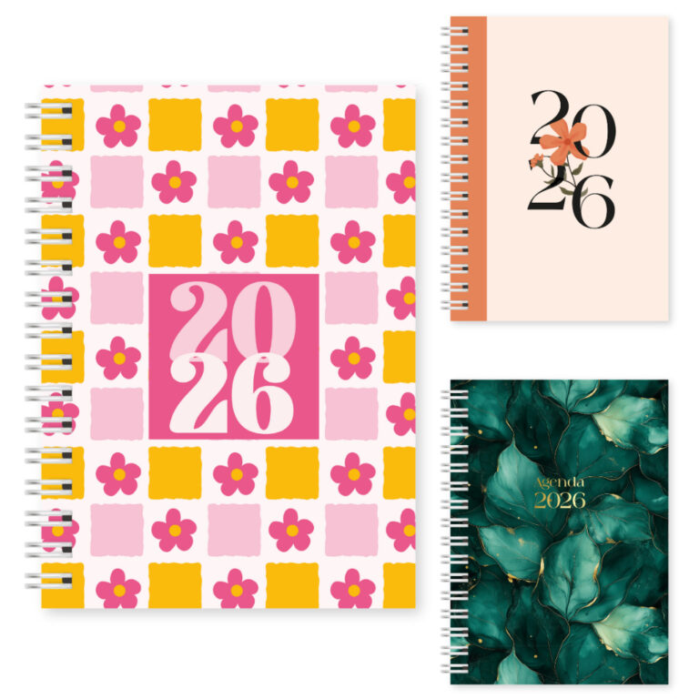 Agenda 2026 Capa Dura A5 Planner Personalizado 200