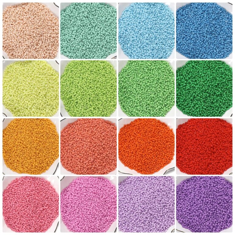 St.kunkka 1.000pcs 2mm Contas de Arroz de Vidro Pi