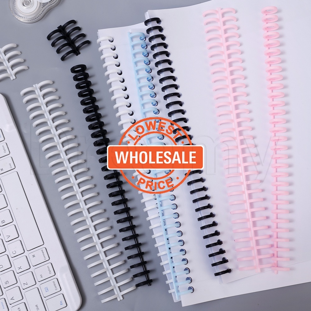 Furo De Encadernação De Folhas Soltas De Plástico Com 30 Furos-Anel-Espiral De Pasta De Álbum-Para D