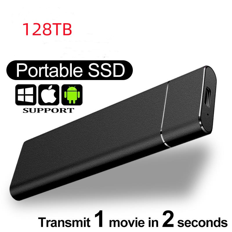 Novo Disco Rígido De Alta Velocidade 2TB 4TB 8TB 16TB 32TB 64TB 128TB SD Externo USB 3.1/Tipo C De A