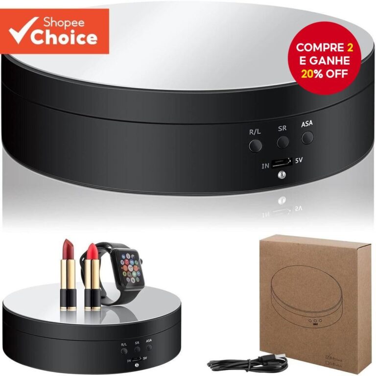 Suporte Giratório Elétrico 360 ° 3 Velocidades 