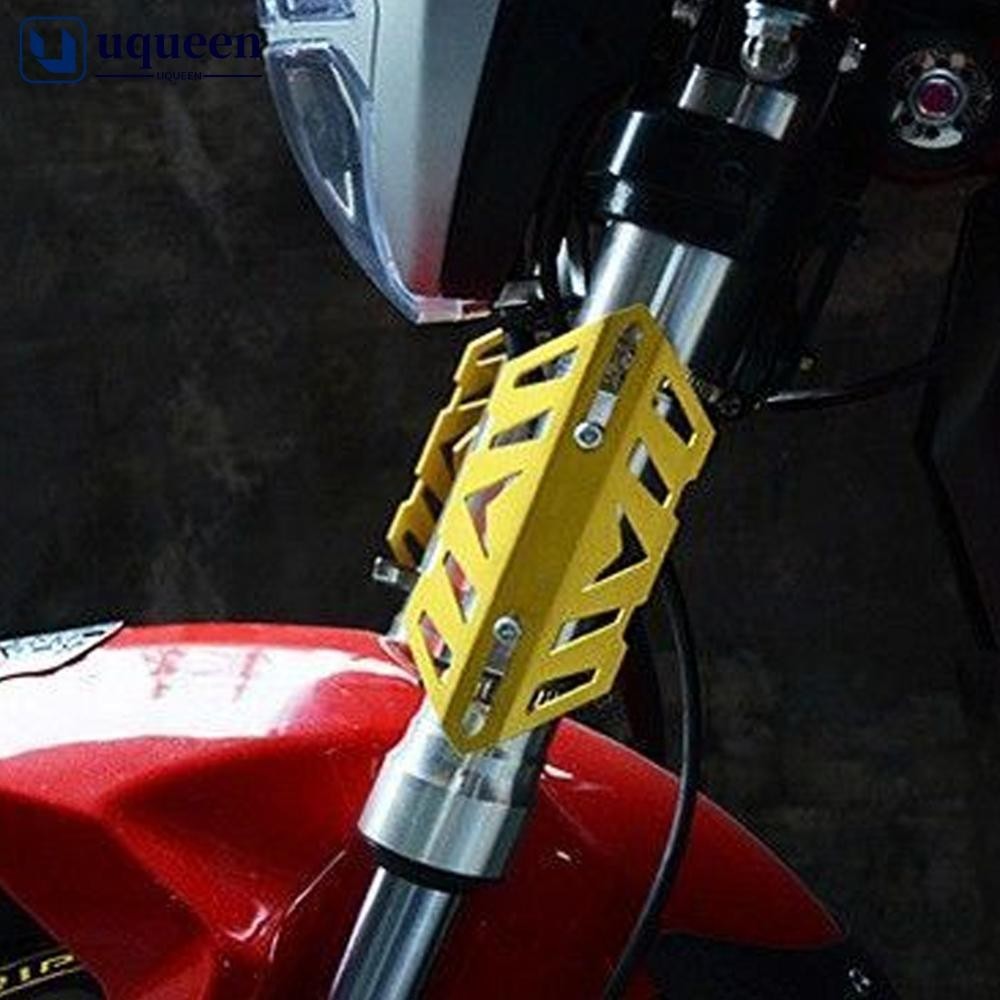 UQUEEN Alumínio Amortecedor Do Pó Frontal Da Motocicleta Mola Absorvente Acessórios De Proteção Cont
