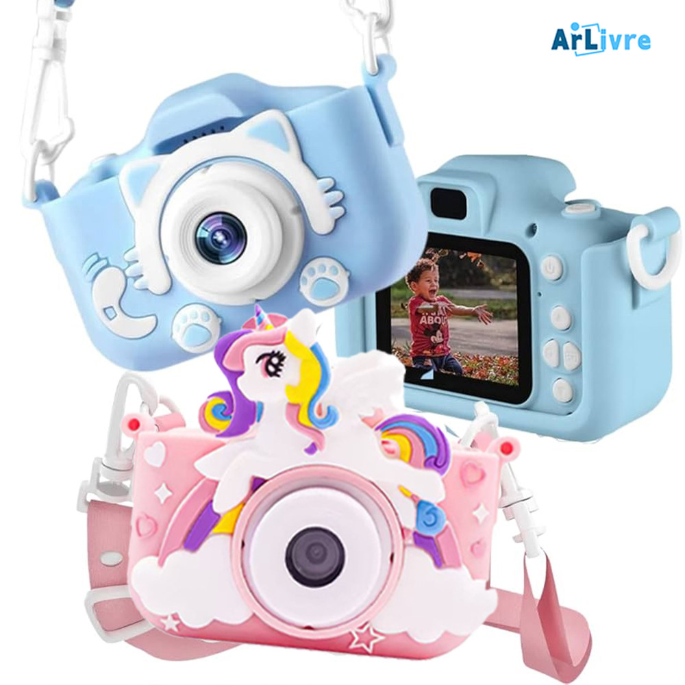 Câmera Digital infantil Câmera infantil Câmera fotográfica infantil Fotógrafo e filmagem de filmes R