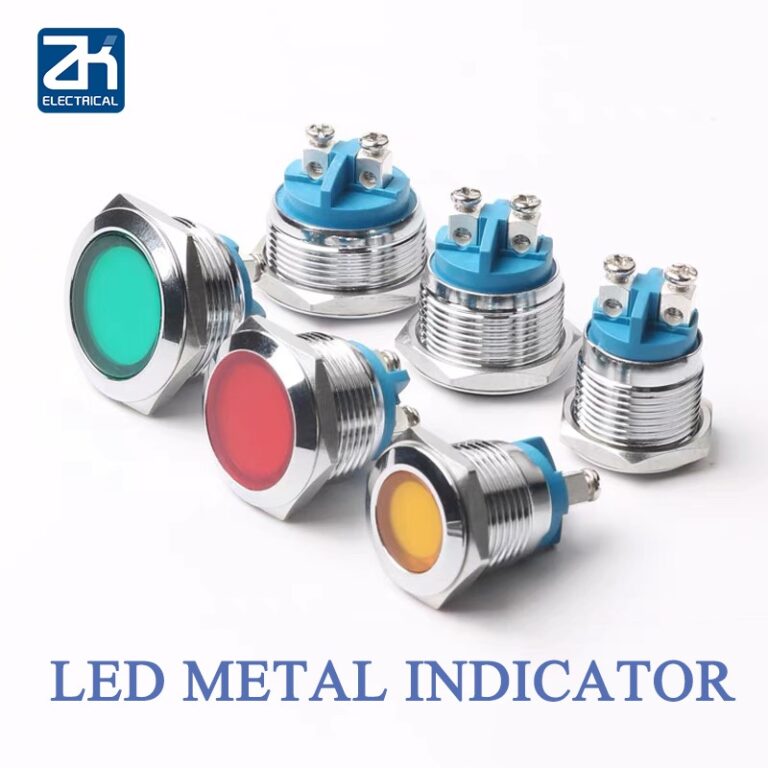 Luz Indicadora De Metal 16mm/19mm/22mm LED De Sina