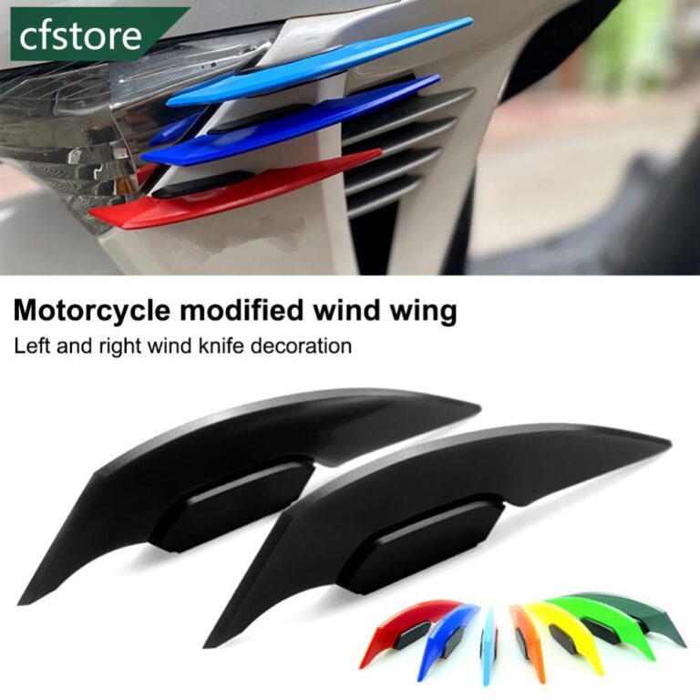 CFSTORE 2Pcs Universal Motorcycle Winglet Asa Aero