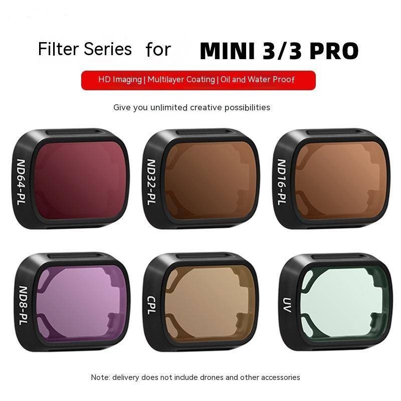 Adequado para DJI MINI 3 /3 PRO Filtro Espelho de proteção UV ND Filtro ND Acessórios do Polarizador