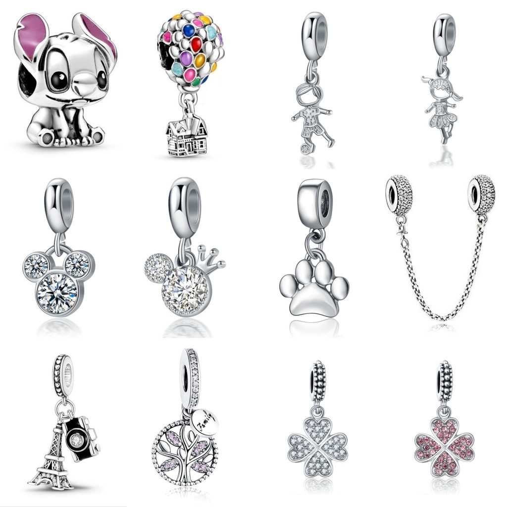 Charm Berloque Prata 925 Charms Pulseira Clássica Acessórios