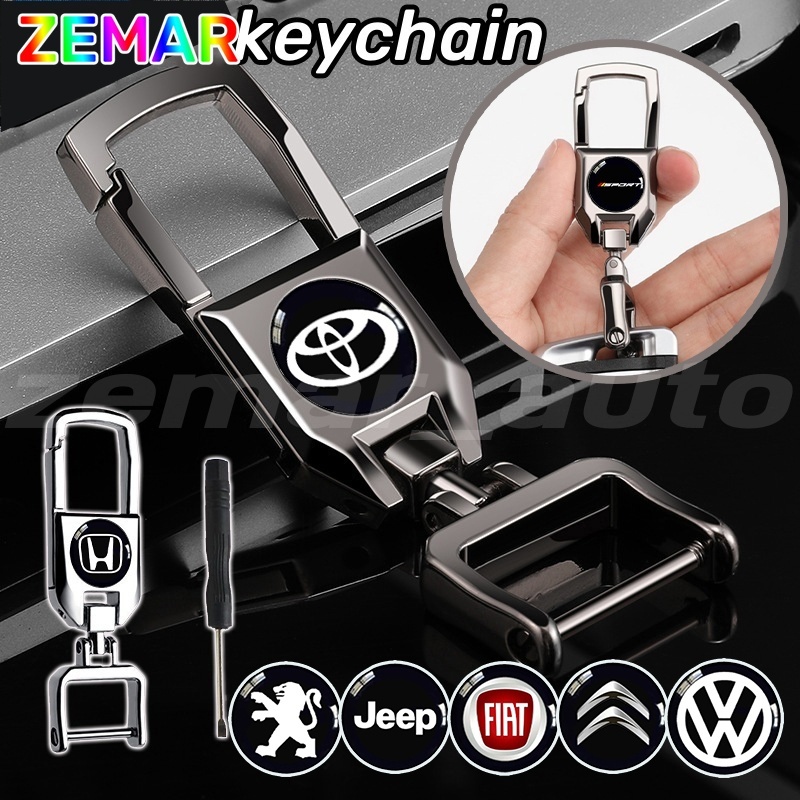 Chaveiro De Metal Para Carro , Motocicleta , Porta-Chaves Universal 360 ° Rodar HR-V Fit Civic City