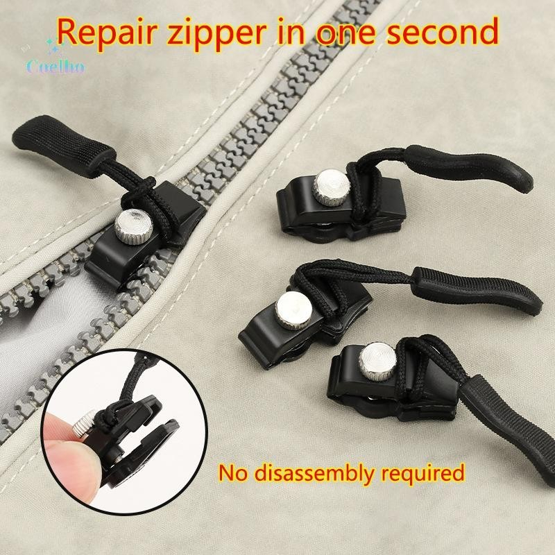 3/10pcs Zipper Reparo Instantâneo Destacável Reparador De Zíper Artefato De Removível