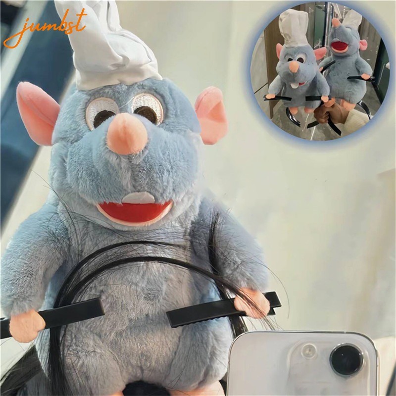 Ratatouille Hairband Boneca De Pelúcia Bandana Francês Aba Larga Hairpin Foto Cabeleireiro Criativid