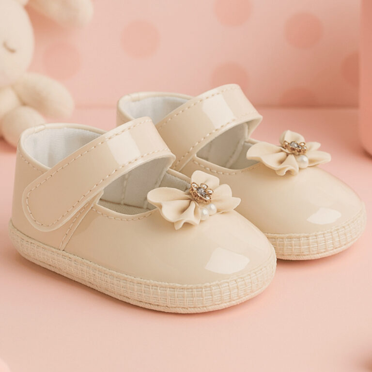 Sapatilha Bebê Menina Batizado Recém Nascido at�